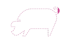 Icoon met roze gevulde stippen voor 1,94%.